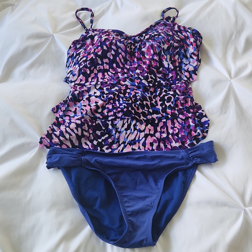 Swimwear Set - Purple and Blue